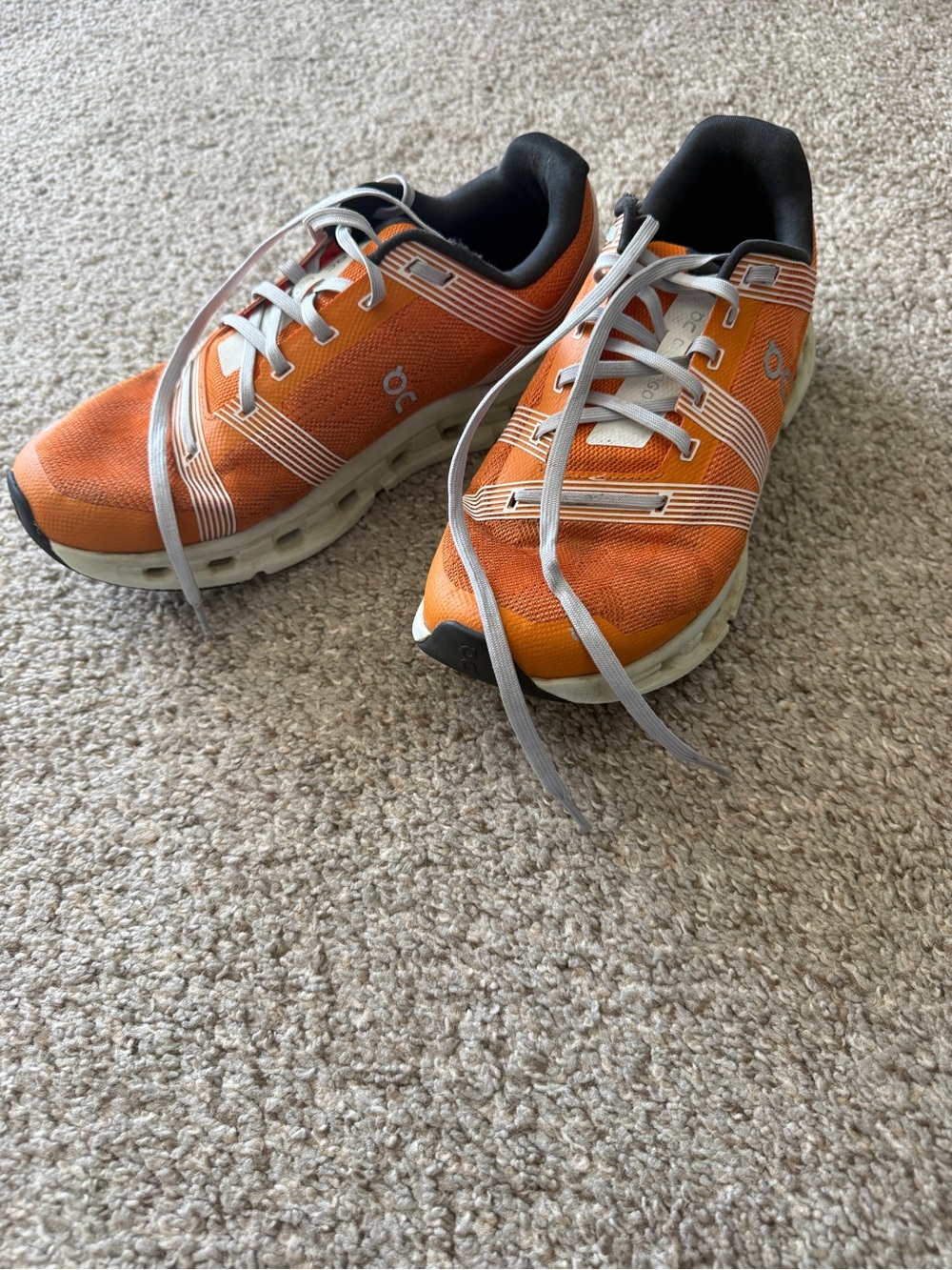 OnCloud Running Men's Orange and White Athletic Shoes | Men’s 8 / Women’s 9-9.5